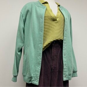 Varsity knit cardigan